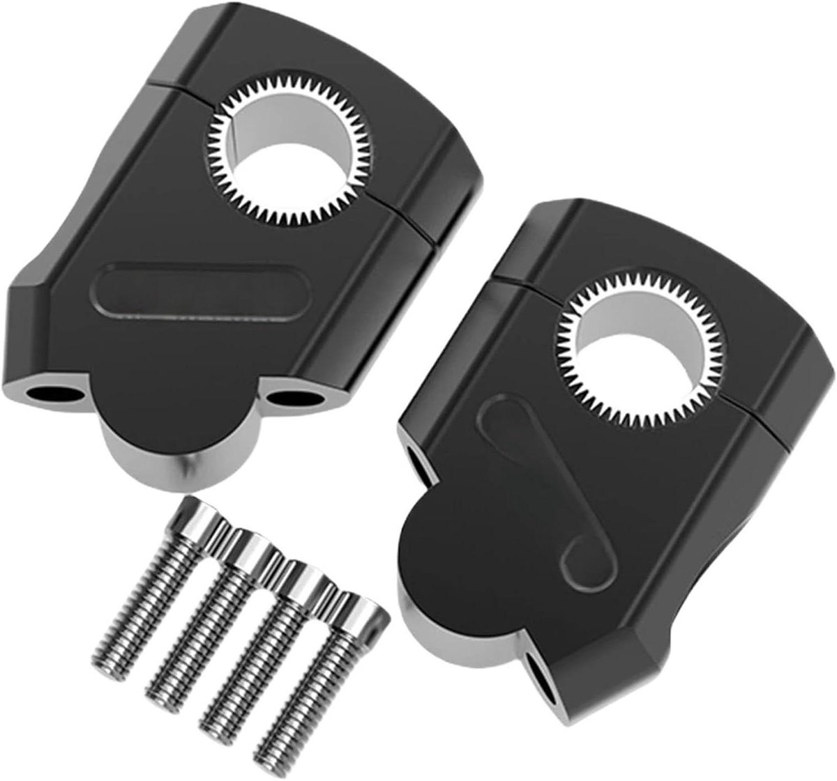 Stuur Riser Klem - Verhoger Handvat - Comfortabeler Rijden - Universele Diameter - 22mm 28mm - Zwart