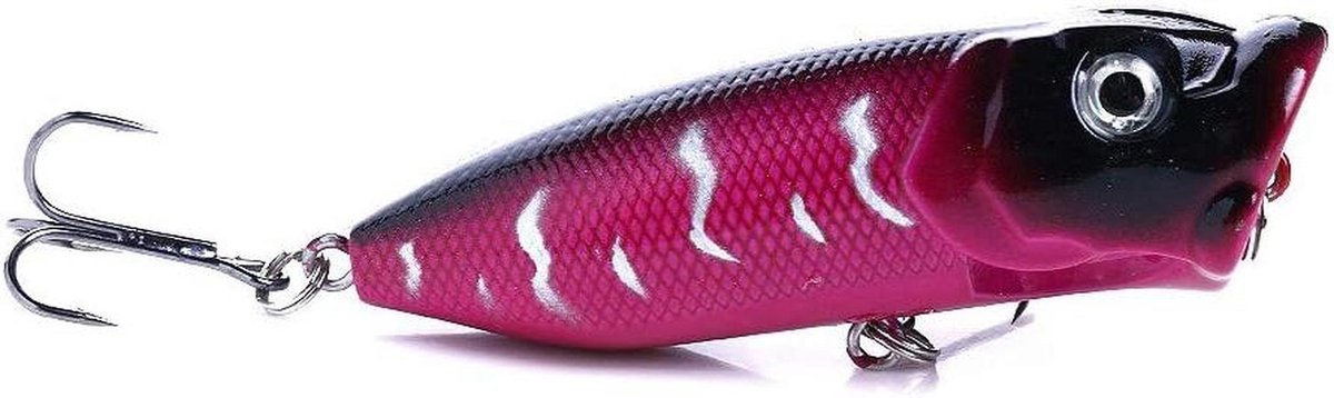 Oppervlak visaas - Drijvend aas - Vissen op roofvis - Realistische zwembeweging - 65 cm 12 g - 10 kleuren