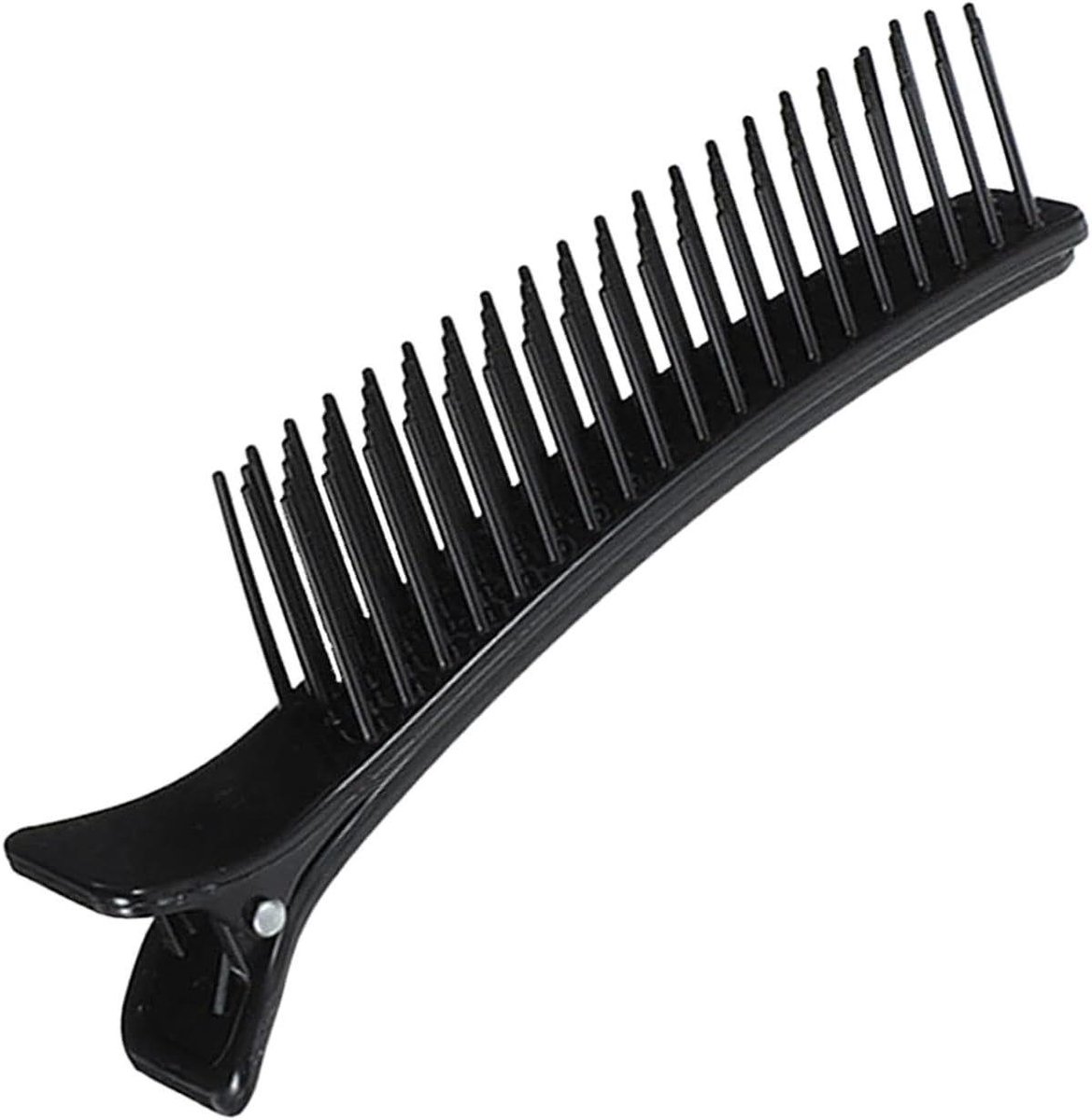 Haarscheidingsclips - Salonclips - Haarstyling Tool - Geïntegreerde Kam - 20 cm - Zwart