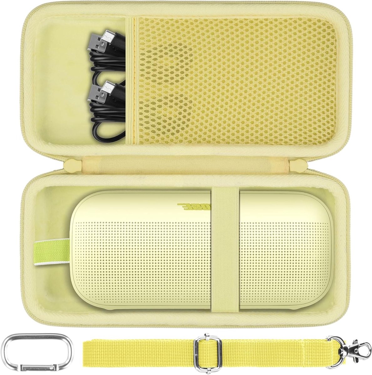 Draagbare Hard Case voor Bluetooth Speaker - Bescherming voor Bose SoundLink Flex - Ideaal voor Reizen en Opslag