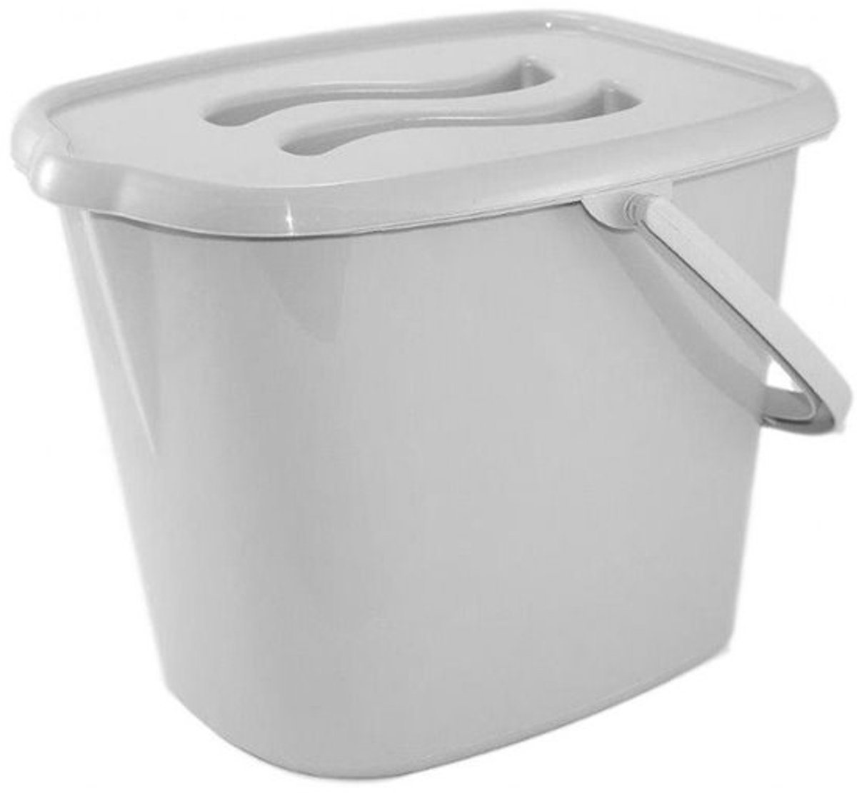 Tryco luieremmer grijs - hygiënische luieremmer voor babykamer.