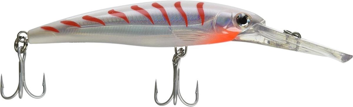 Visaas - Kunstaas - Vissen op groot wild - Imiteert gewonde prooi - 14 cm 46 gram - Parel Oranje