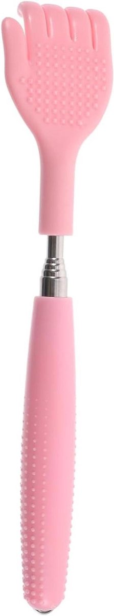 Kietel Massager - Hand Krabber - Jeuk Verlichten - Telescopisch Handvat - 20.5 cm - Roze