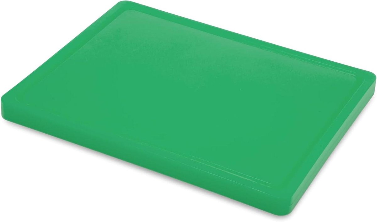 Snijplank - Hakplank Keuken - Voedselbereiding - Met Sapgroef - 32.5 x 26.5 cm - Groen