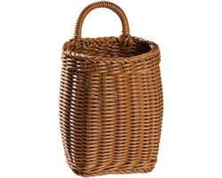 Hangende Groentenorganizer - Muur Opbergmand - Keuken Organiseren - Handgeweven PP - 12.1D x 13.1B - Niet gespecificeerd