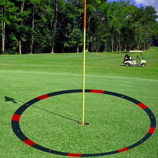 Golf Putting Cirkels - Oefen Cirkels - Golf Vaardigheden Trainen - Ultradun Flexibel Ontwerp - Tot 182cm Diameter - Groen van GOLF — afbeelding 2