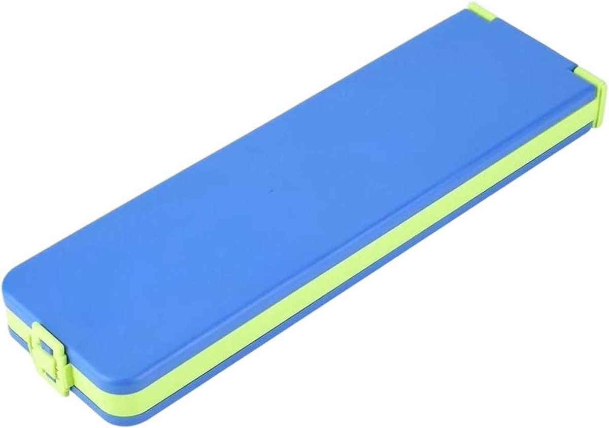 Vislijn Organizer - Haken Houder - Vissen Organiseren - Drie Lagen - 27cm - Blauw