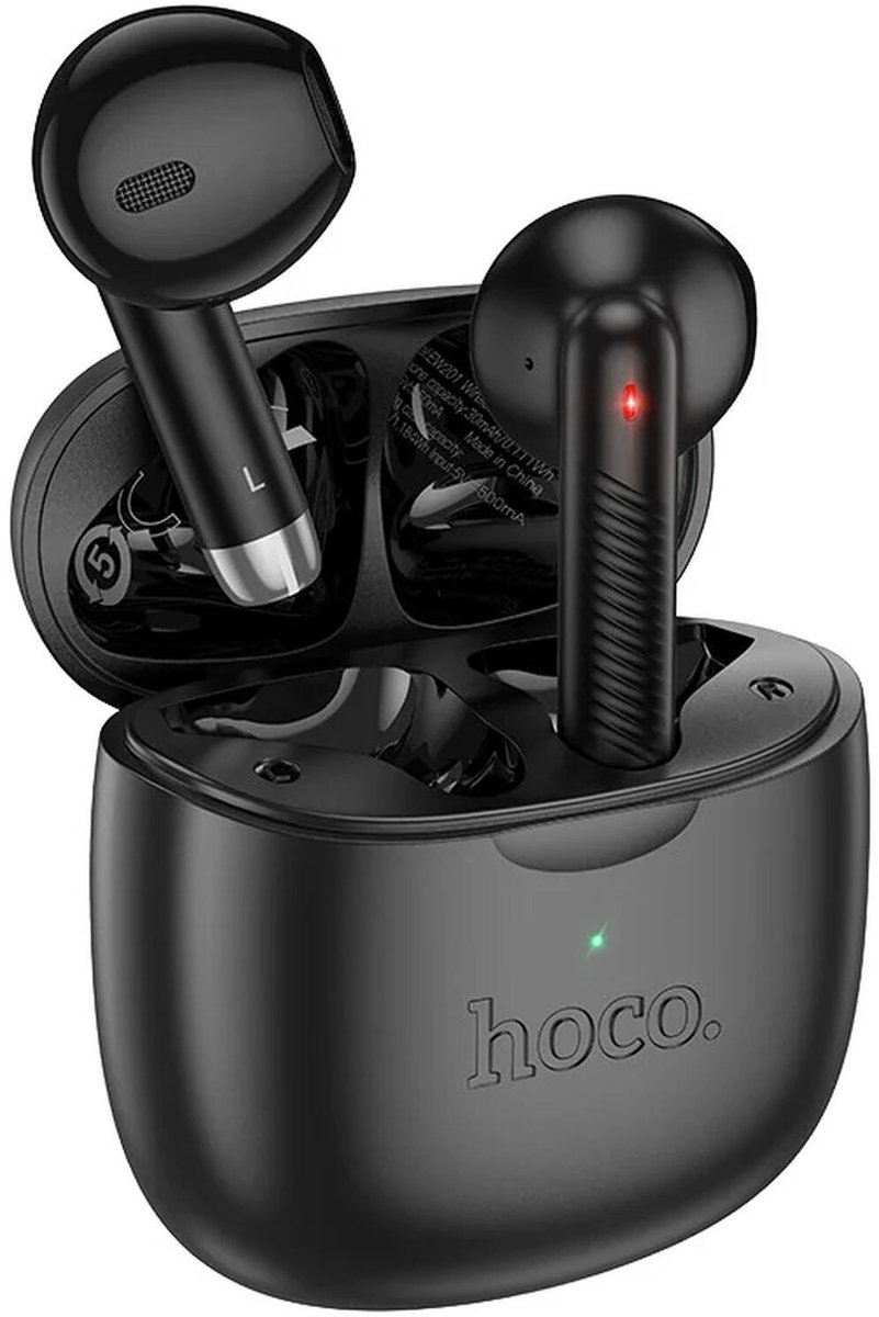 Hoco EW201 Draadloze Bluetooth Half In-Ear Oordoppen Zwart