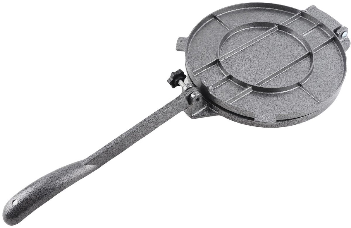 Tortilla Pers 20cm - Efficiënte en Duurzame Keuken Press voor Tortilla's en Hand Cakes