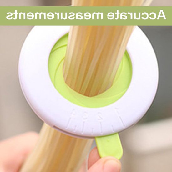 Nauwkeurige Pasta Portionering Tool - Spaghetti Meter voor 1-4 Porties, Keuken Gadget voor Perfecte Noodles en Spaghetti Maten — afbeelding 4