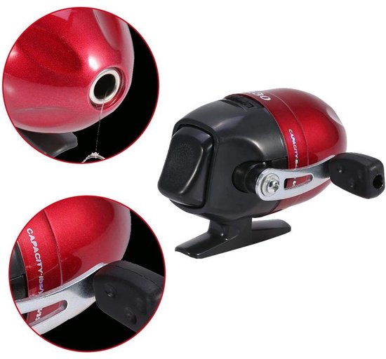 Allecto - Mini gesloten visreel - 2.6:1 gear ratio - Perfect voor vliegvissen - Robuust en gebruiksvriendelijk - Geschikt voor zoet en zout water — afbeelding 4