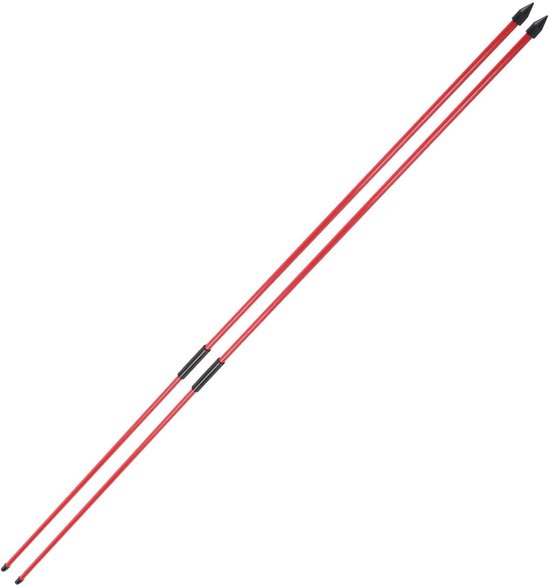 Allecto - Golf oefenstokken - Opvouwbare golfuitlijningsstokken - Verbeter de swing - Rood - Golfhulp voor betere balpositie - Geschikt voor alle g... van Merkloos — afbeelding 5