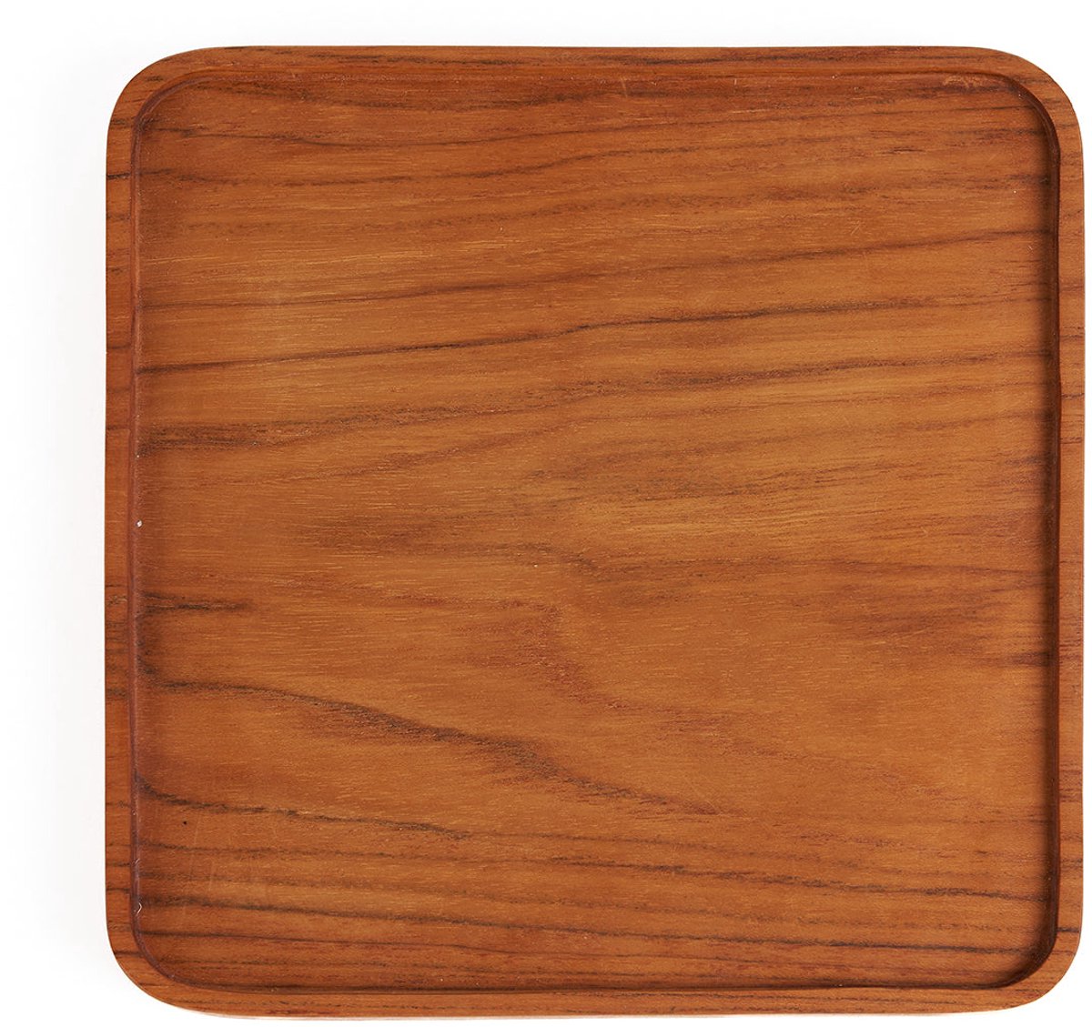 Safaary - The Teak Square Plate - Natural - S