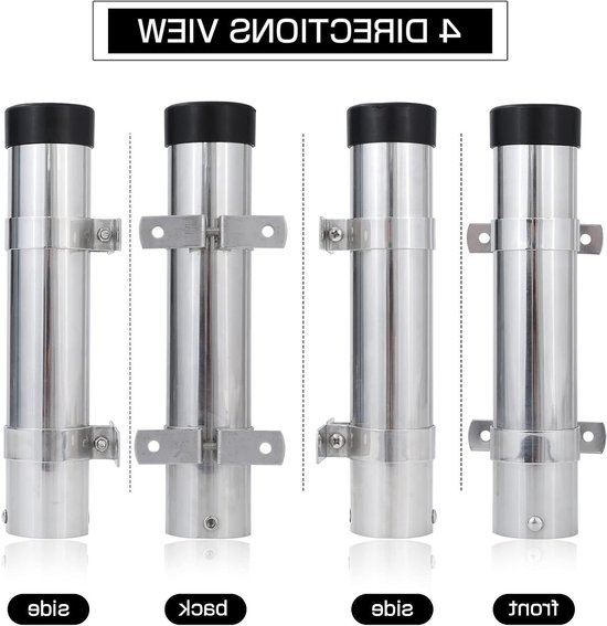 Visserssteun voor Hengels - RVS Montage voor Boot, Kayak en Marine - Geschikt voor Zoet- en Zoutwater — afbeelding 2