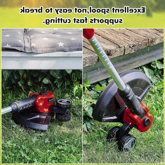 6 Vervangende Draadspoelen voor One-Hell GE-CT 18/28 Li TC, 1.6 mm, Geschikt voor Brushcutter en Tuingereedschap — afbeelding 4