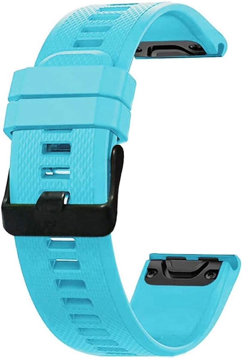 22mm Quick Fit Horlogeband voor Garmin Descent G1 - Silicone Sportband Vervangband voor Fenix 7/7 Pro/6/6 Pro/5/5 Plus/Forerunner 965/955/945/935/745 met Snelle Bevestiging en Comfortabele Pasvorm