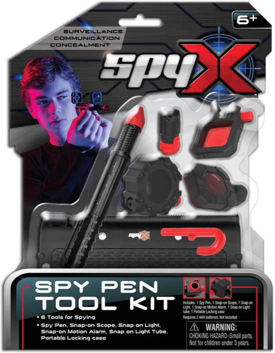 Spy X spion pen toolkit - spionagespeelgoed voor kinderen.