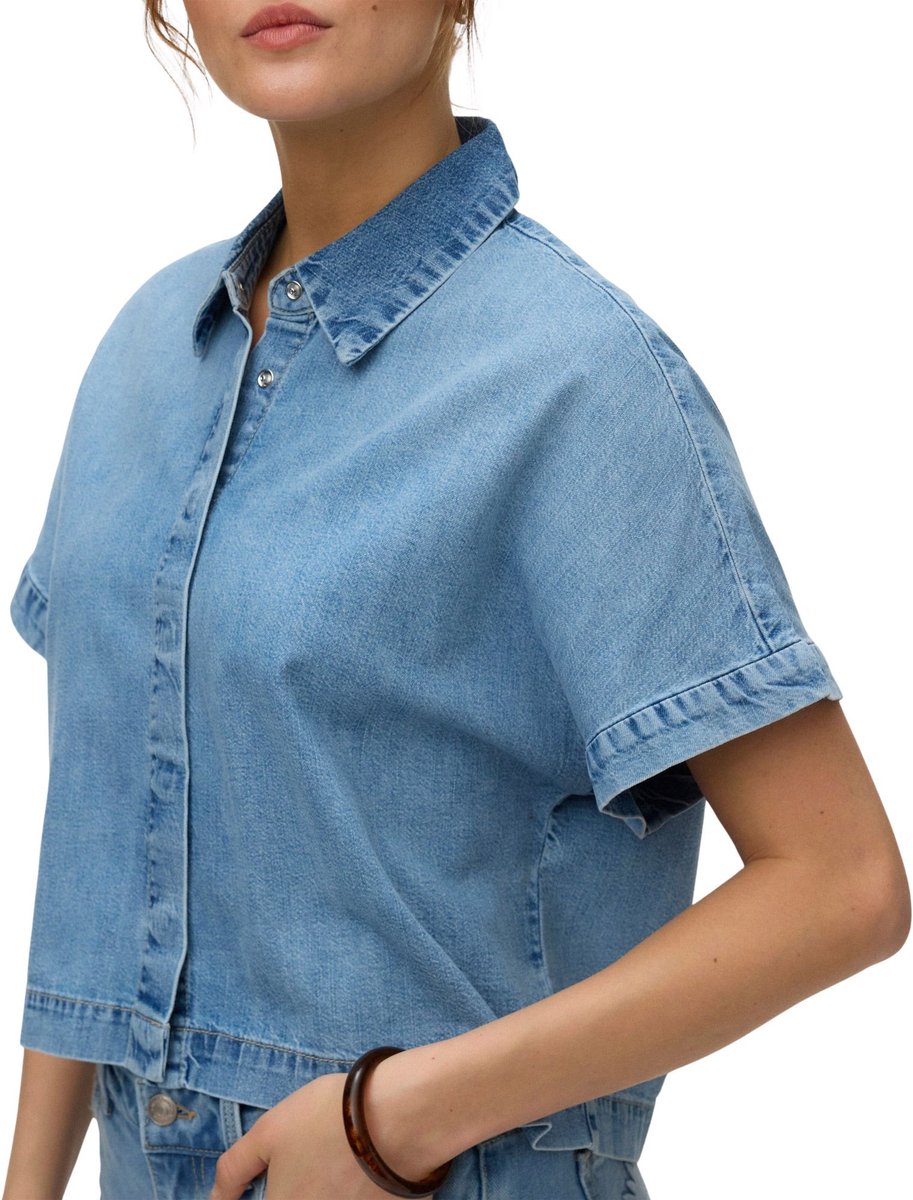 Vero Moda Ingeborg Denim Overhemd Dames - Maat M