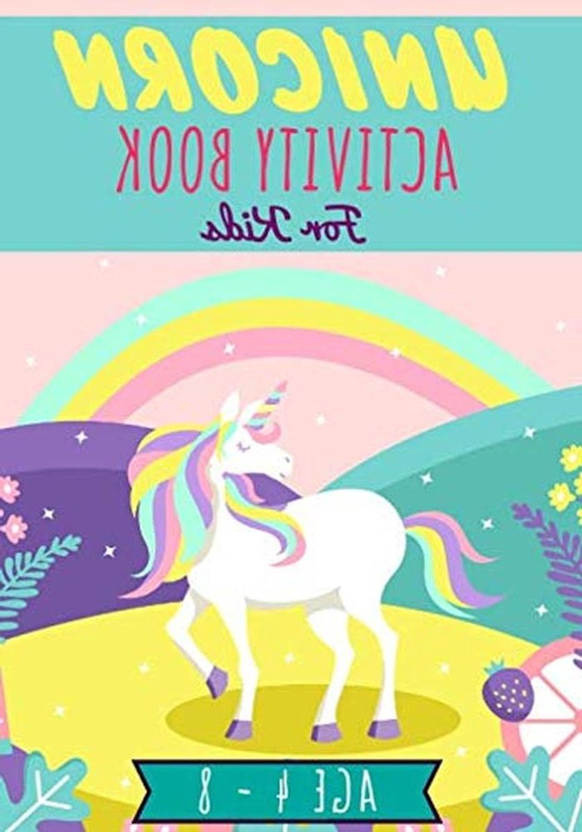Unicorn Activiteitenboek - Kinder Werkboek - Leren met Plezier - Grote Lettertypes - 100 Pagina's - Niet Van Toepassing