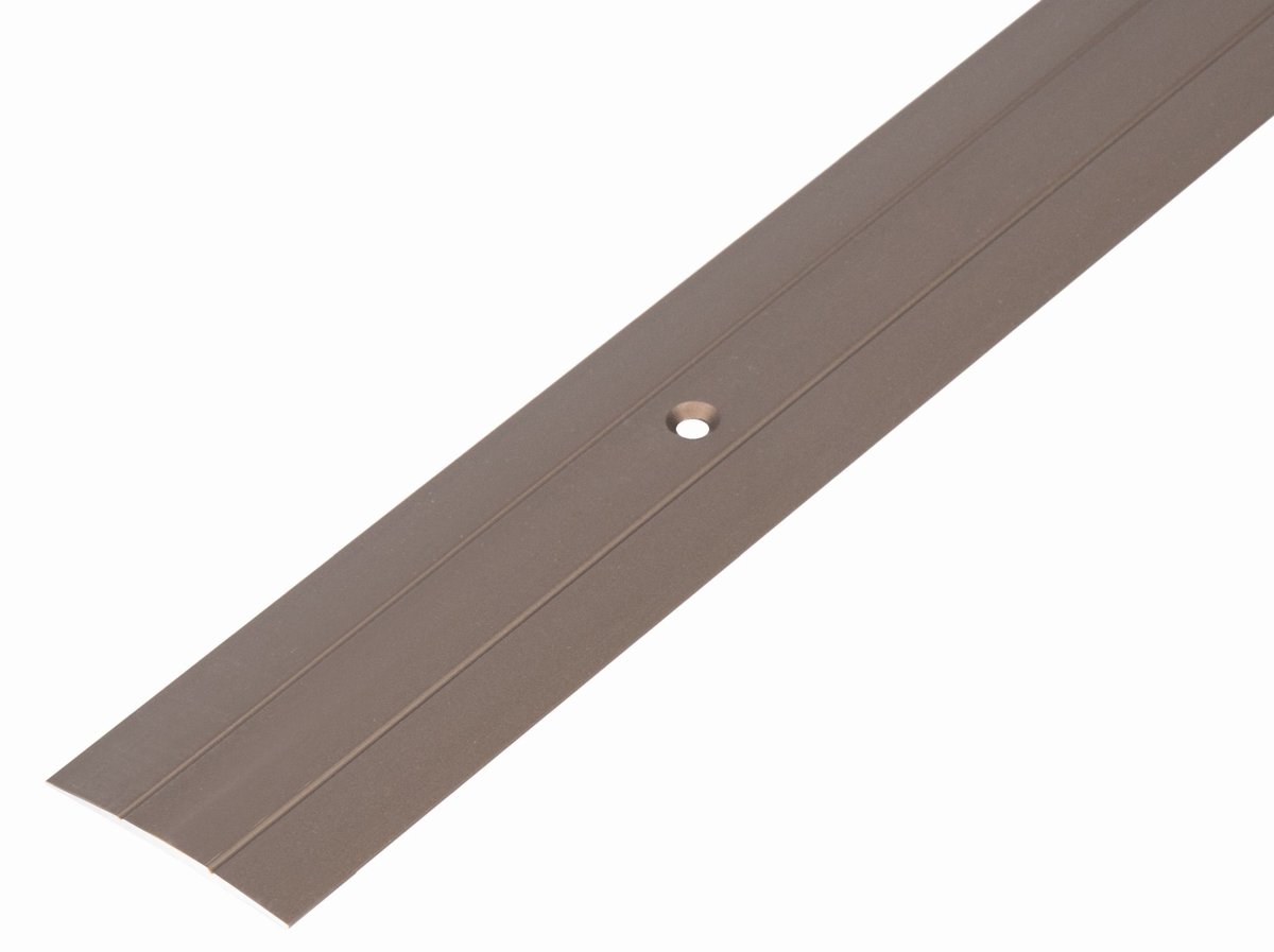Alberts 498580 overgangsprofiel | met twee rillen | aluminium, bronskleurig geanodiseerd | 900 x 37,8 mm | set van 4
