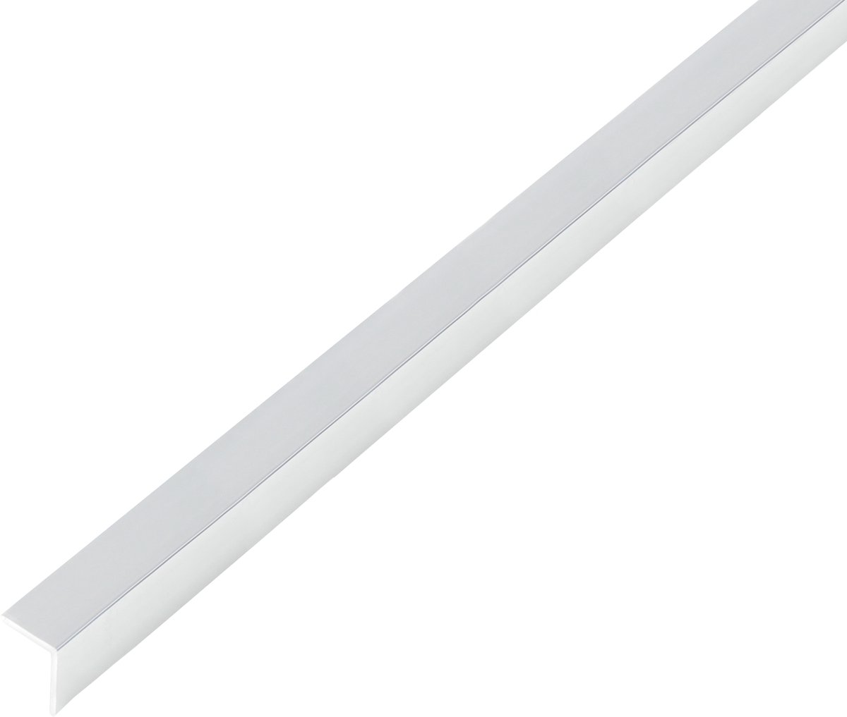 Alberts 499365 hoekprofiel | zelfklevend | aluminium, chroom-look | 1000 x 20 x 20 mm | set van 2