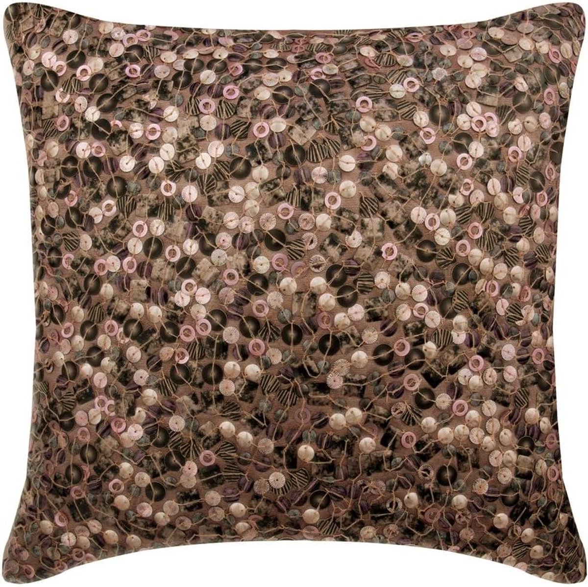 Decoratieve Sierkussens - Kussenhoezen Set - Woonkamer Decoratie - Handgemaakt Kunstzijde - 40x40 cm - Roze