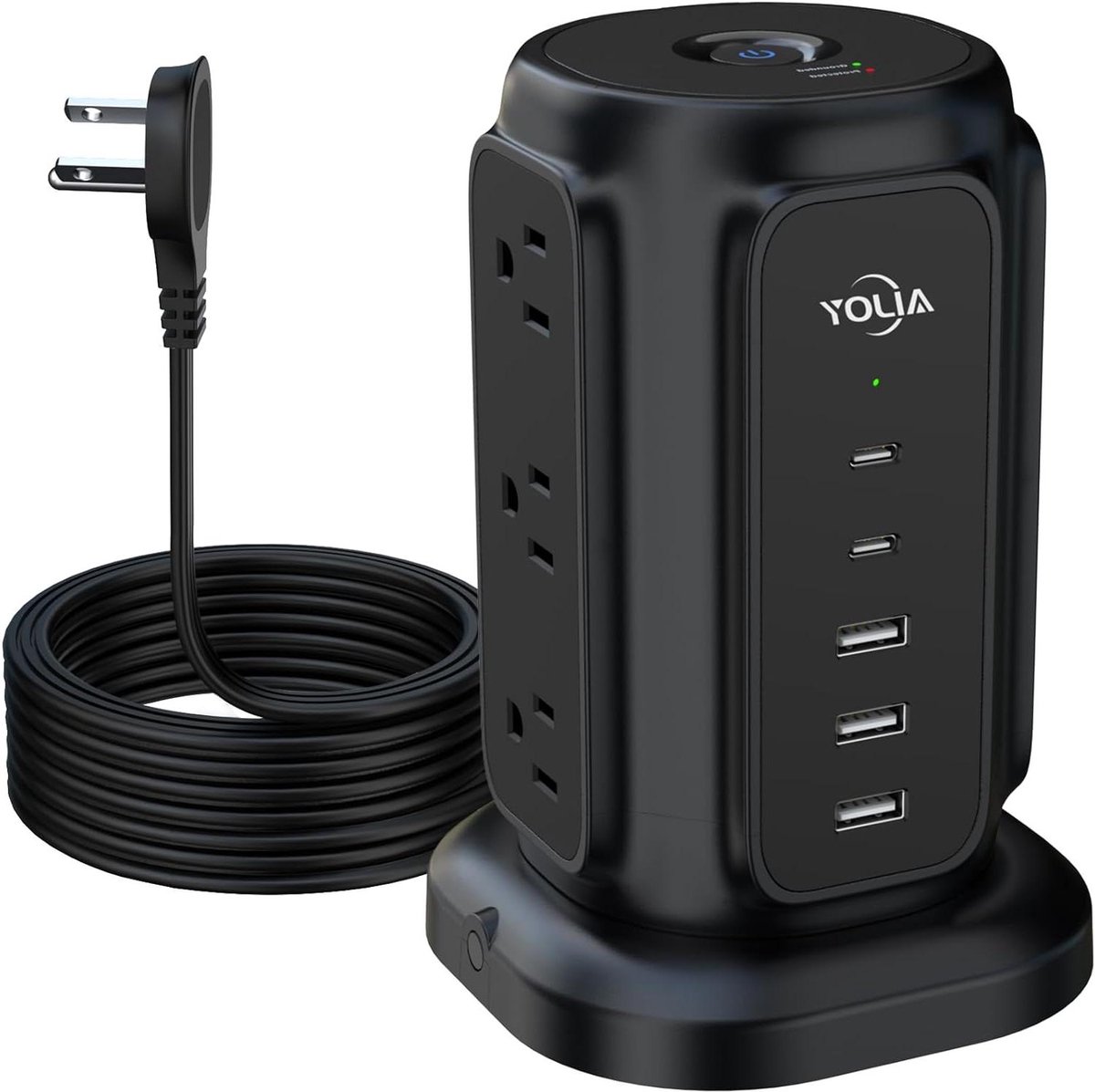 Voedingskabel - Stroomkabel - Apparaten Voeden - Standaard Connector - 125 Volt - Zwart