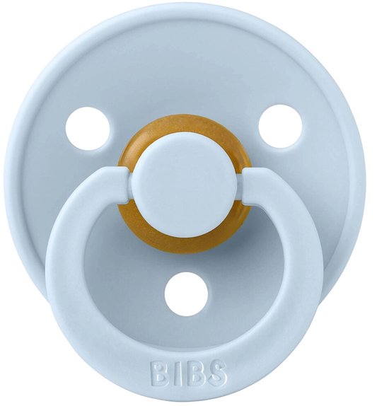 BiBS - Colour Collection - Stage 3 Fopspeen - 18+ maanden - 2 stuks - Iron / Baby Blue van BIBS — afbeelding 5