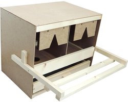 Koll Living Legenst voor kippen eiernest voor gevogelte - hoogwaardige variant, verschillende varianten (legnest 3-delig onderste deel groot)