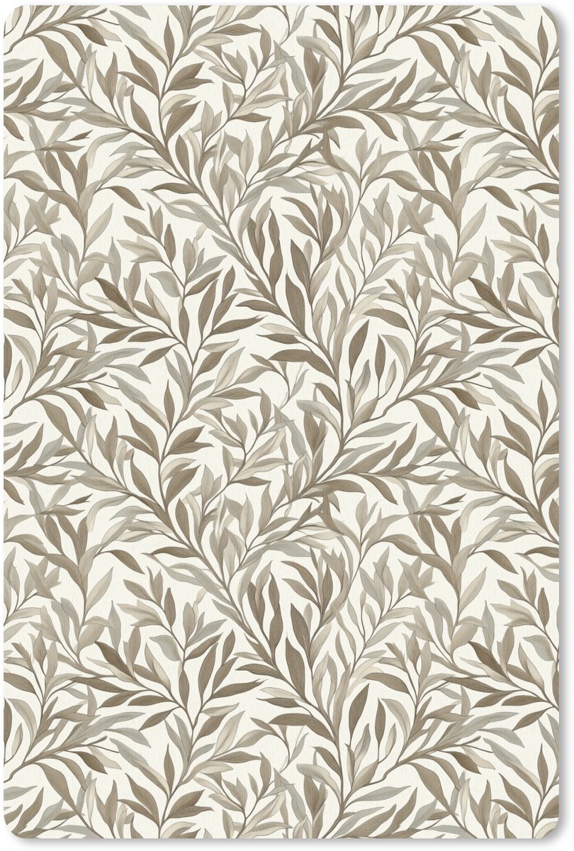 Muismat 13x20 cm - Mousepad Takken - Botanisch - Taupe - Muismatten