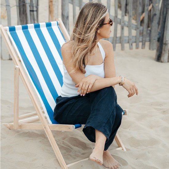 Houten Strandstoel van Merkloos — afbeelding 3