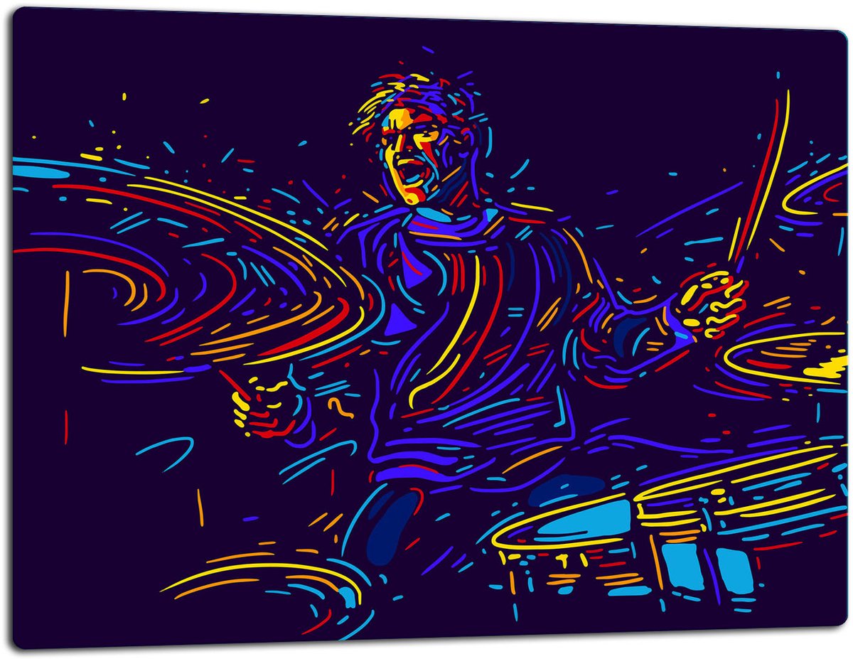 TMK ArtDeko - Snijplank - 52x40cm - Inductie - Muziekmotief