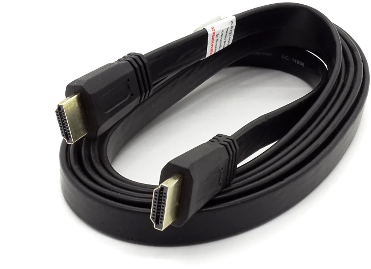 Nedis HD4K20F Serie - HDMI Kabel - 4K Ultra HD - 2m - Zwart