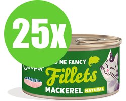 25x Edgard & Cooper Cat Fillets Mackarel - 70 gr - Natvoeding Kat