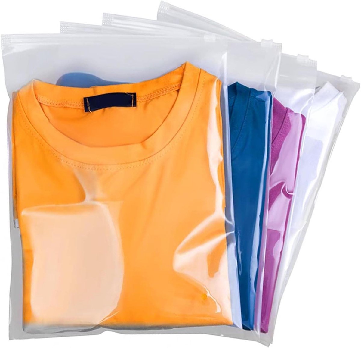 Ritszakken - Opbergzakken Kleding - Reizen en Opslag - Waterdicht Gatvrij Design - 30 x 40 cm - Transparant