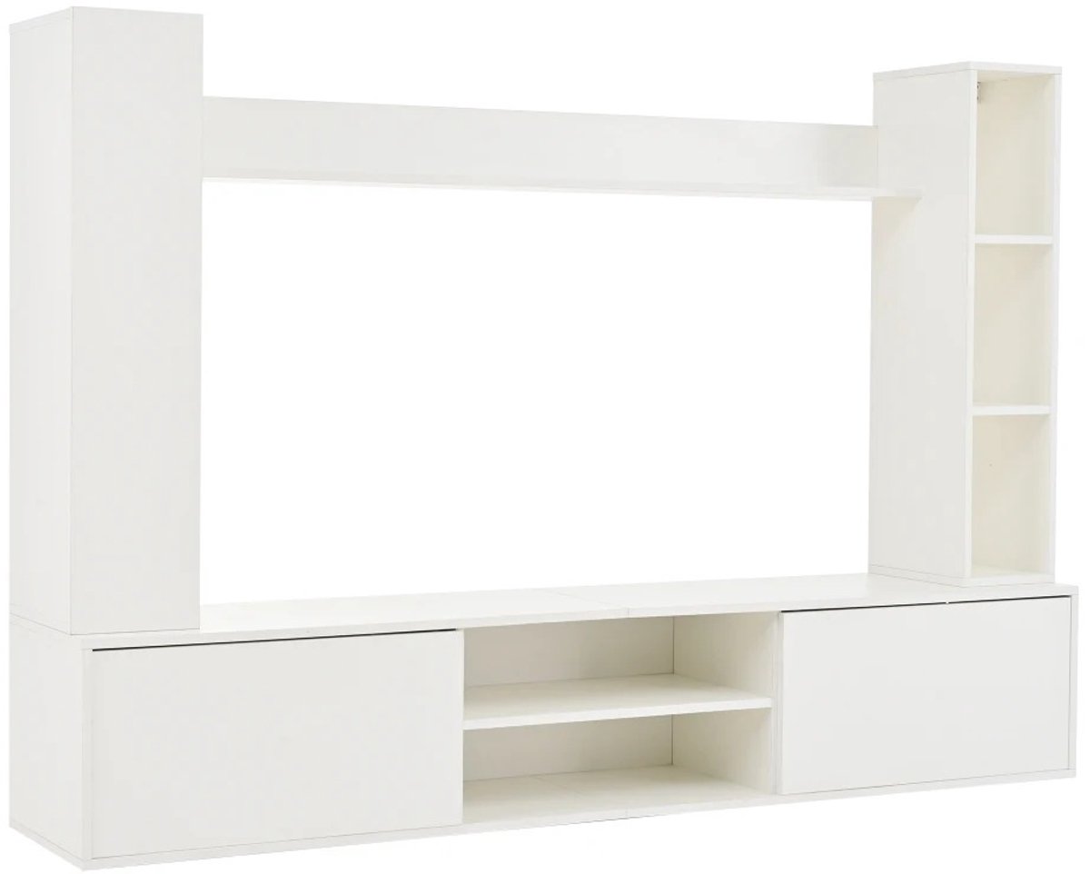 UrbanSelect TV Meubel - Kast - Hout - 180 x 35 x 33 cm - Wit