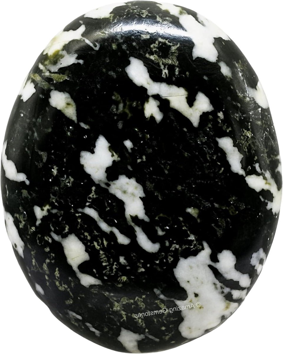 Kristallen Palmsteen - Worry Stone Massage Steen - Chakra Balans - Gladde Ovale Vorm