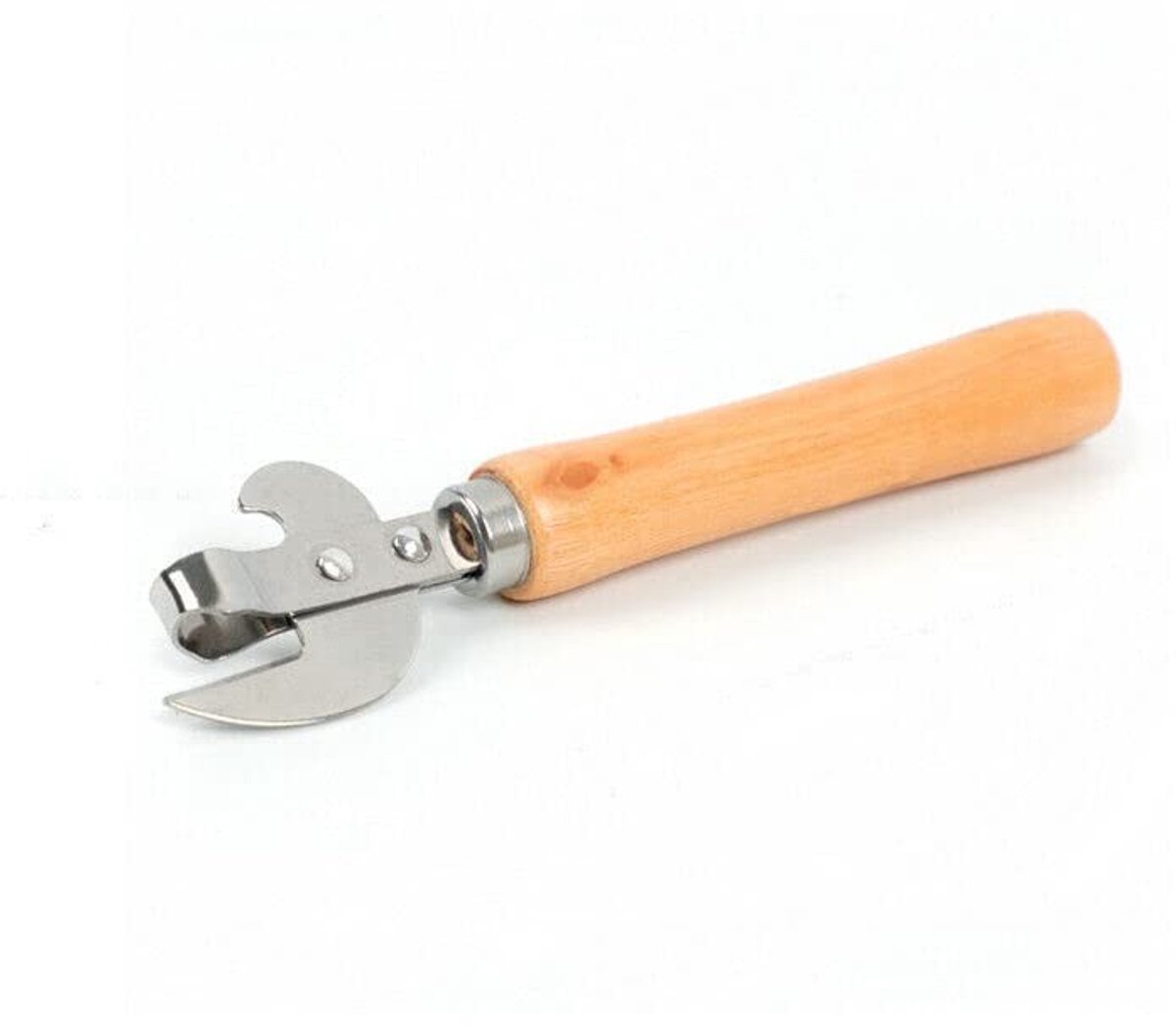 VT Goods - Houten handvat blikopener - Veiligheid blikopener - Ergonomisch ontwerp - Bruin - Bierfles opener - Compact en handzaam - Geschikt voor r..