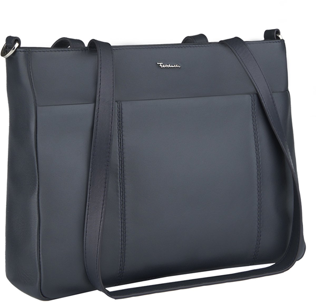 Riccardo Ferducci De Medici Medium Shopper - Dames - Leer - Blauw