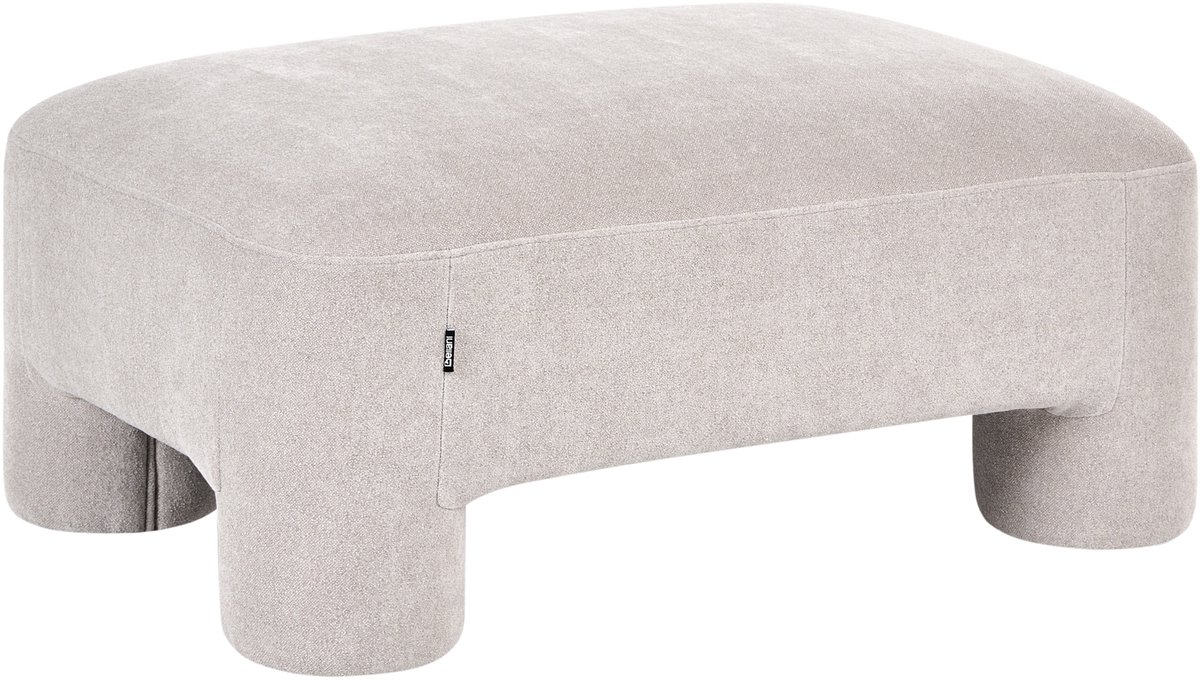 HOGBO - Ottomaan - Beige - Polyester