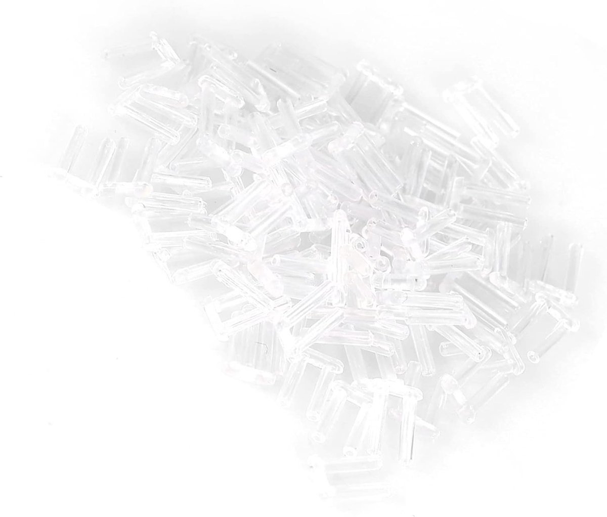 Rimless Goggles Accessoires: 100 Stuks Compressie Montage Huls voor Bril, Gereedschap en Onderdelen voor Rimless Brillen