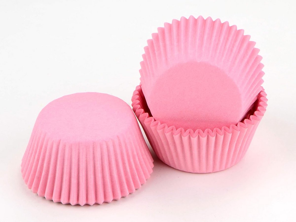 50mm Roze Bakvormpjes voor Muffins en Cupcakes (60 Stuks)