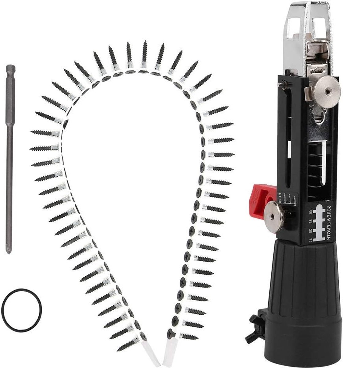 Automatische Schroefgun Houder voor Droogbouw, Elektrische Boor, Schroefbevestiging, Houtbewerkingsgereedschap en Accessoires