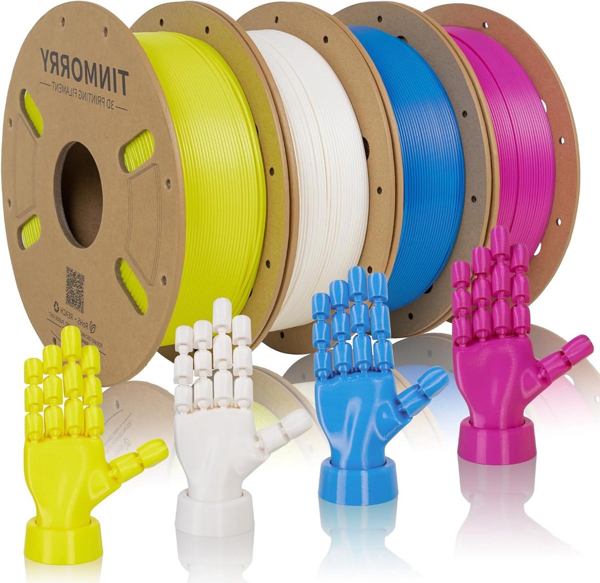 3D Printerfilament Bundel - PETG Filament Set - 3D Printen - Hoge Snelheid Printen - 4 kg