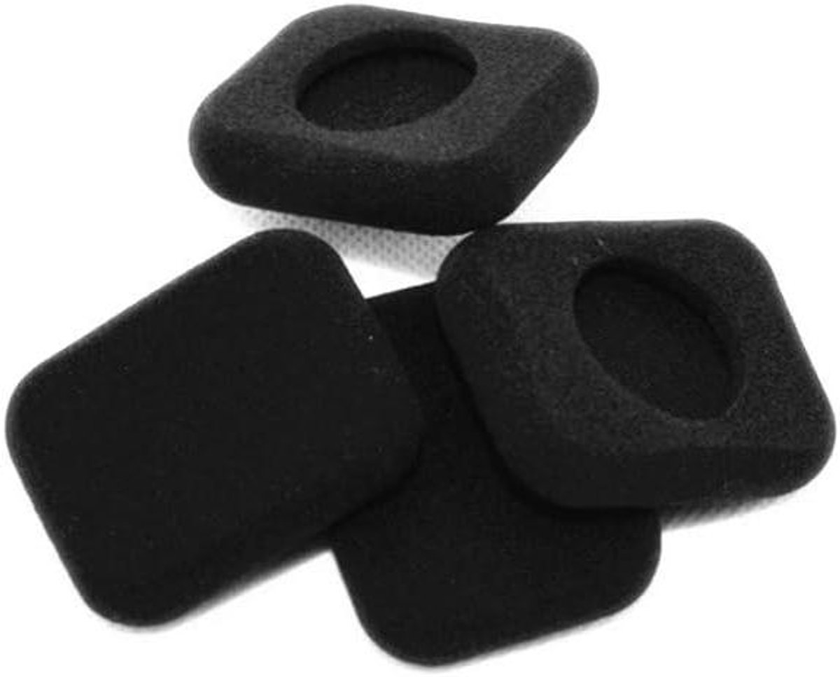 Oorkussens Vervanging - Schuim Kussens Covers - Hoofdtelefoon Reparatie - Hoge Elasticiteit - 2 Paar - Zwart
