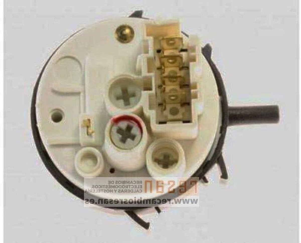 Niveauschakelaar - Waterniveau sensor - Wasmachine reparatie - Origineel onderdeel - 7 x 5 x 6 cm - Wit