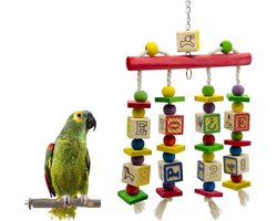 Speelgoed voor papegaaien - speelgoed voor vogels - kleine papegaai kauwspeeltjes - gulf bangs - nymfensites - vinkjes - ara's - verliefde vogels