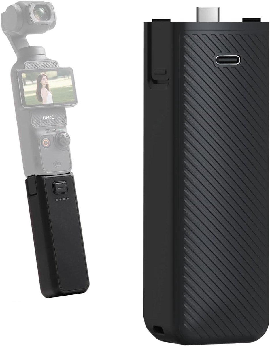 Handgreep Camera - Stabilisator Grip - Verbeterde Stabiliteit - Met Oplaadfunctie - 65 Gram - Zwart