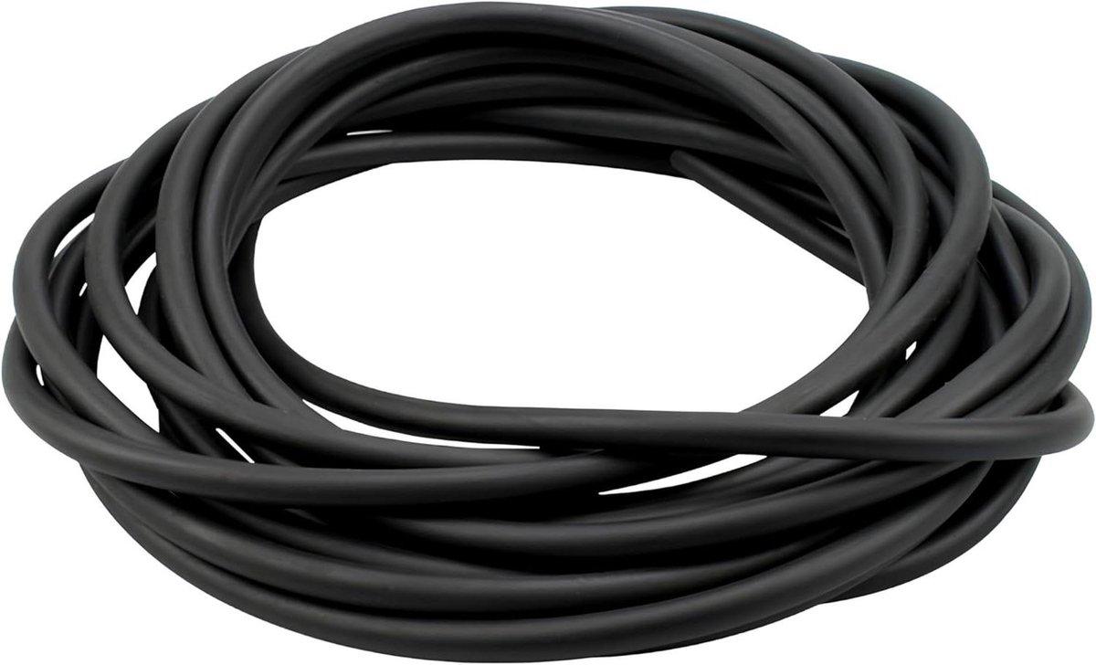 EPDM Afdichtsnoer - Voegensnoer Rubberprofiel - Dichten van kieren - Weerbestendig Schuimrubber - 5 meter x 5 mm - Zwart