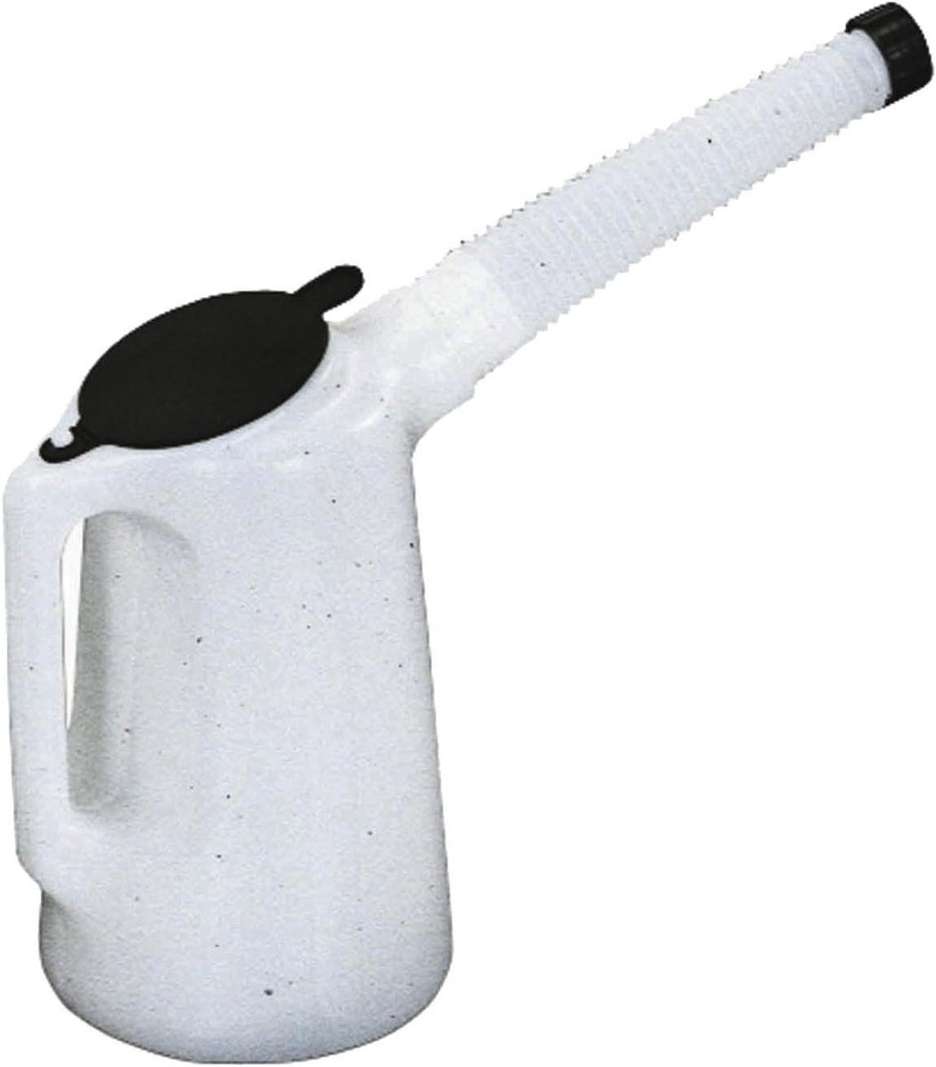Maatbeker - Jug Kookbeker - Ingrediënten Afmeten - Schaal aan beide zijden - 5 liter - Wit